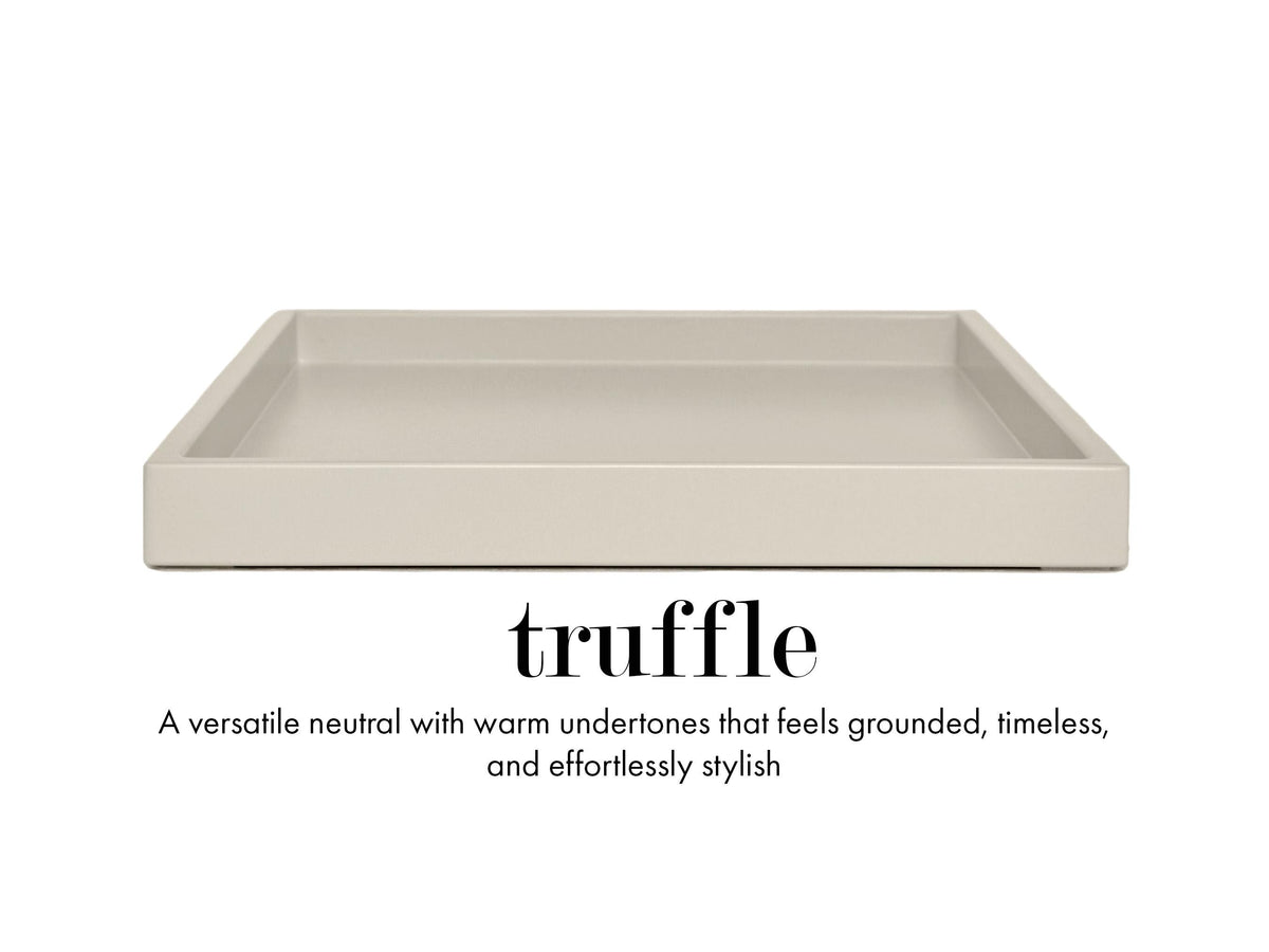 22 x 22 Shallow Square Tray