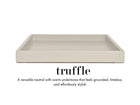 28 x 28 Shallow Square Tray