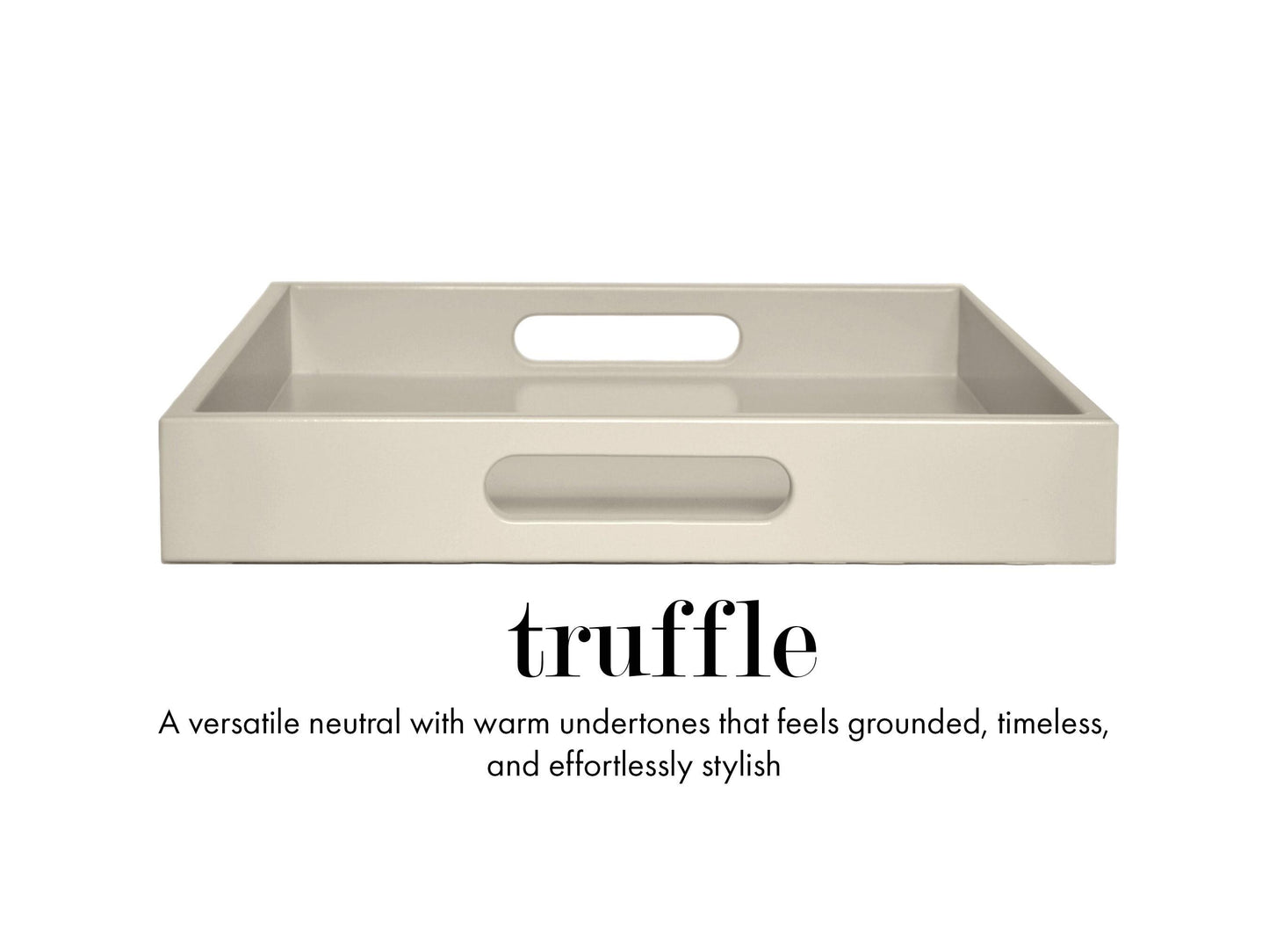 15 x 22 Rectangular Tray with Handles
