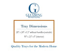20 x 24 Rectangle Shallow Tray